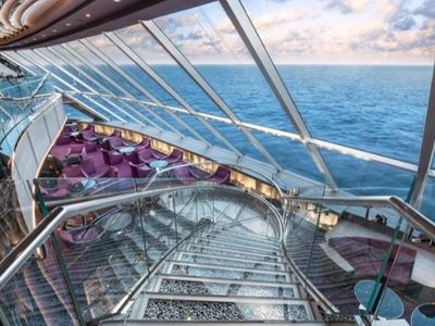 At sea