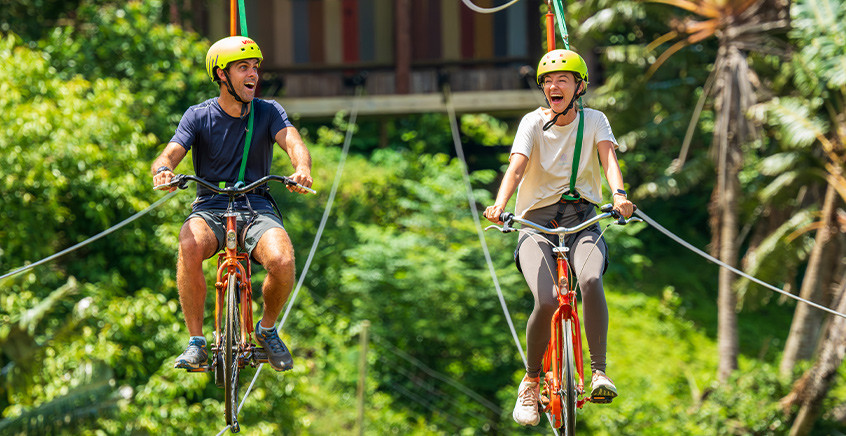 Bicycle Zipline – Vallé Advenature Park