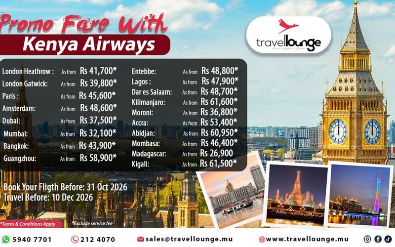 Kenya Airways Promo Fares